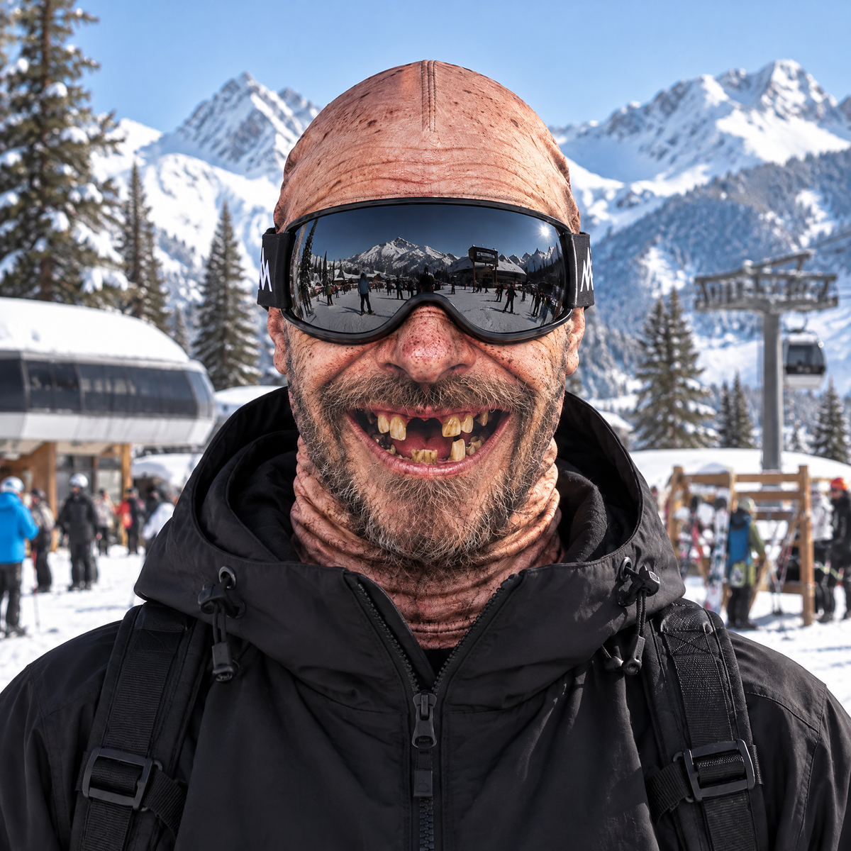 Freaky Face ski mask - Two-Tooth Tommy