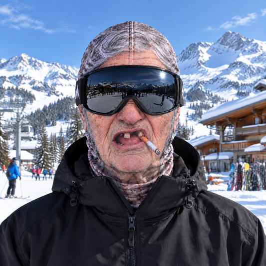 Freaky Face ski mask - Grumpy Gramps